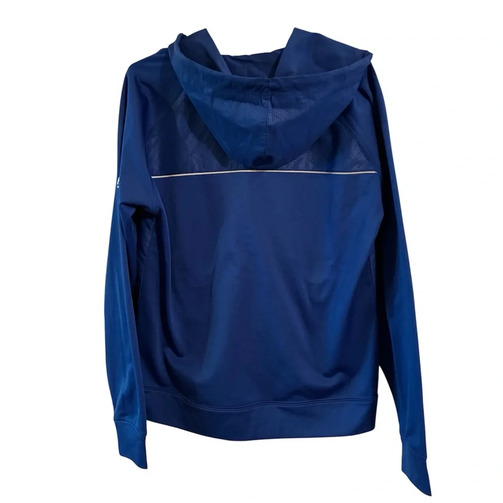 New York Giants by Majestic ThermaBase Hoodie Jacket Medium NFL Full Zip Gameday